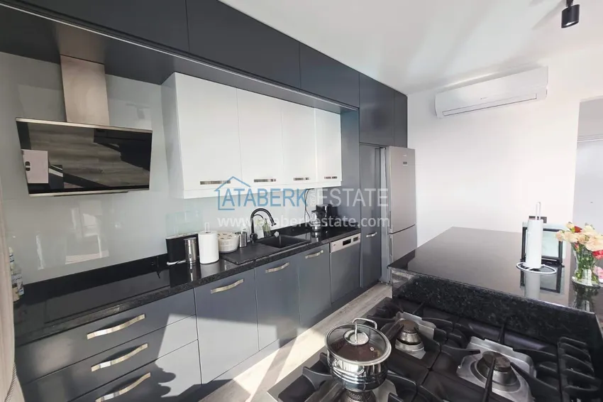 Приобрести Пентхаус-дуплекс 2+1 в Каргыджаке от собственника - люкс мебель, панорамный вид  4 