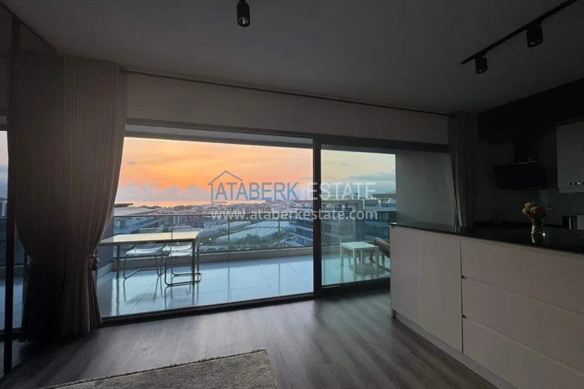 Приобрести Пентхаус-дуплекс 2+1 в Каргыджаке от собственника - люкс мебель, панорамный вид  6 