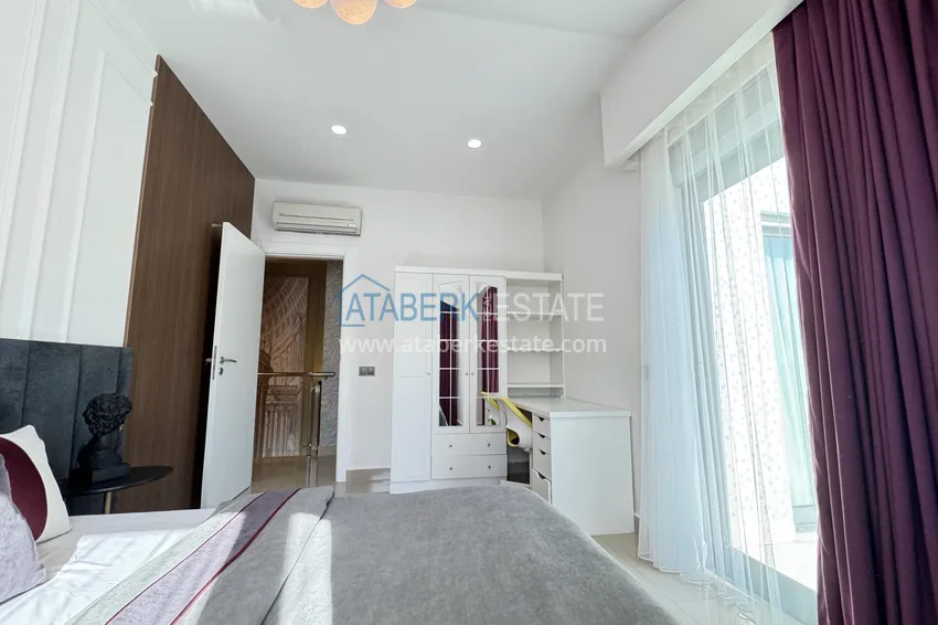 Приобрести Пентхаус-дуплекс 3+1 в Каргыджаке - первая линия, частный пляж, рассрочка 15 месяцев 10 