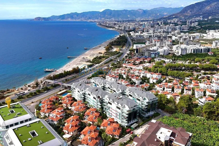 Пентхаус-дуплекс 3+1 в Каргыджаке - первая линия, частный пляж, рассрочка 15 месяцев 2 