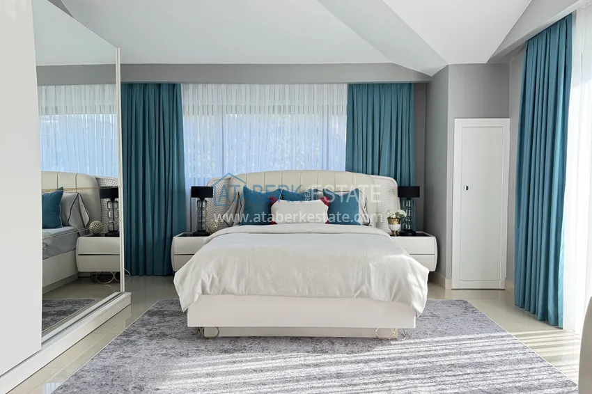 Приобрести Пентхаус-дуплекс 3+1 в Каргыджаке - первая линия, частный пляж, рассрочка 15 месяцев 13 