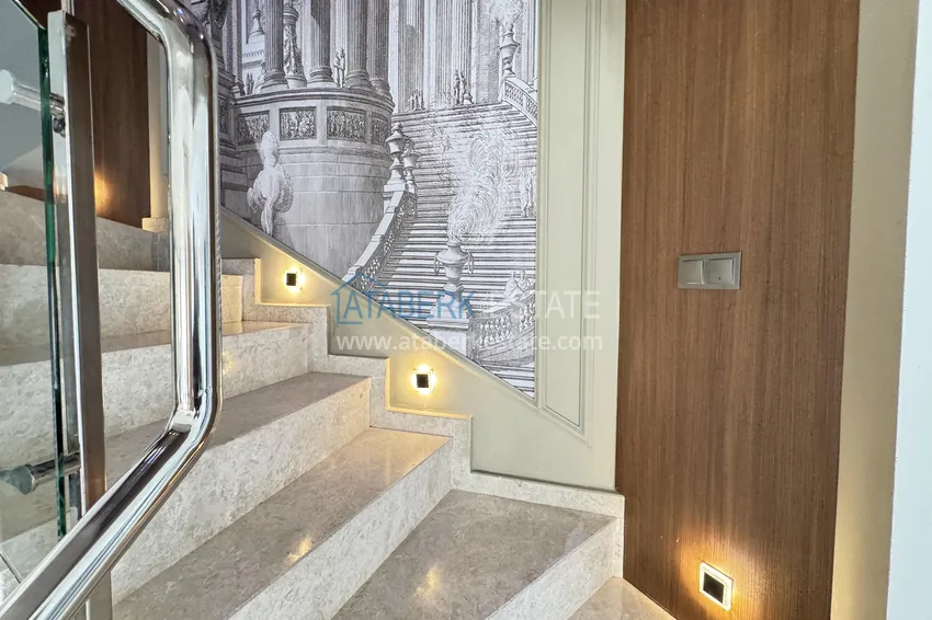 Приобрести Пентхаус-дуплекс 3+1 в Каргыджаке - первая линия, частный пляж, рассрочка 15 месяцев 15 