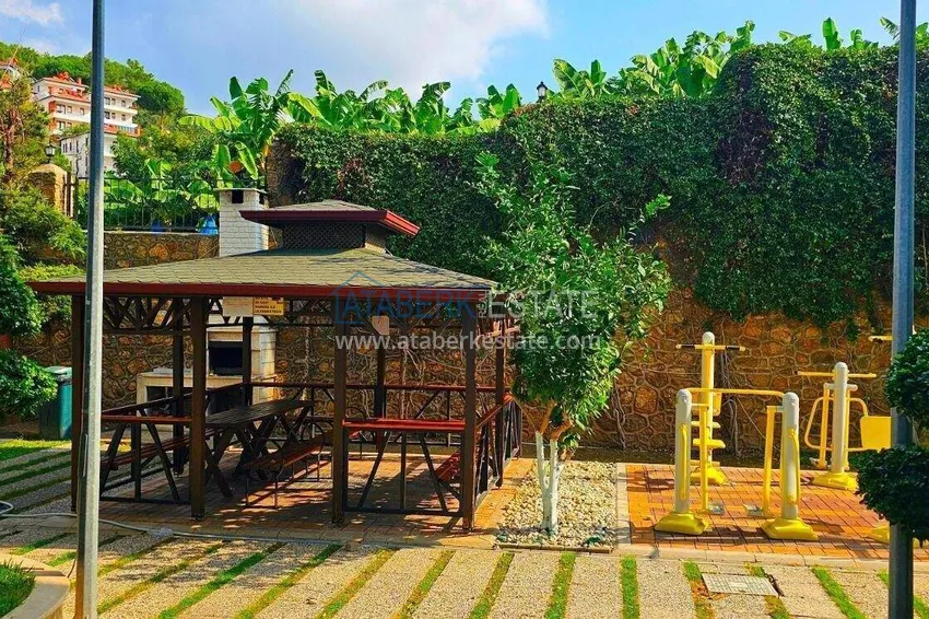 Пентхаус-дуплекс 3+1 в Каргыджаке - первая линия, частный пляж, рассрочка 15 месяцев 19 