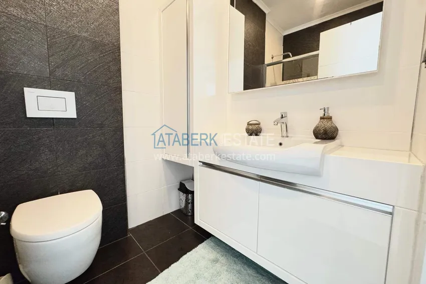 Приобрести Пентхаус-дуплекс 3+1 в Каргыджаке - первая линия, частный пляж, рассрочка 15 месяцев 19 