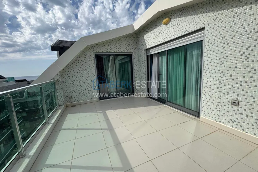 Приобрести Пентхаус-дуплекс 3+1 в Каргыджаке - первая линия, частный пляж, рассрочка 15 месяцев 27 