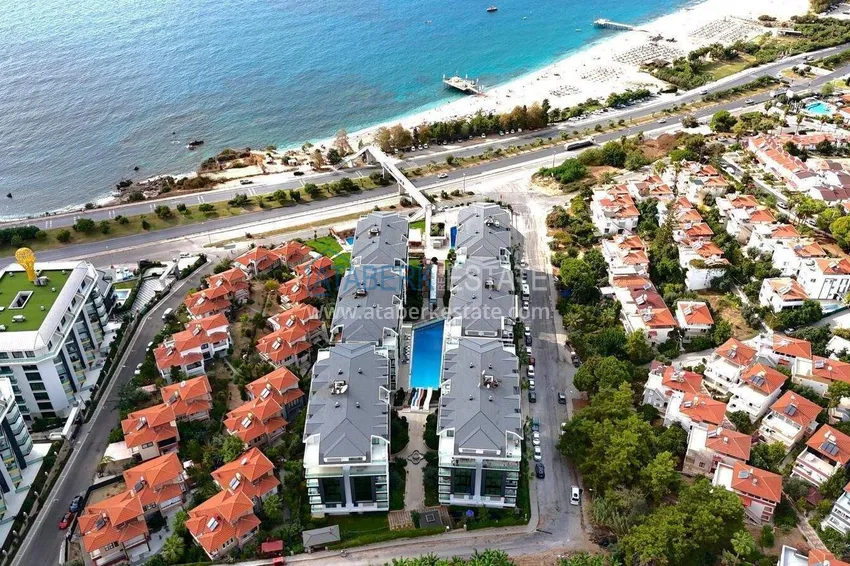 Пентхаус-дуплекс 3+1 в Каргыджаке - первая линия, частный пляж, рассрочка 15 месяцев 4 