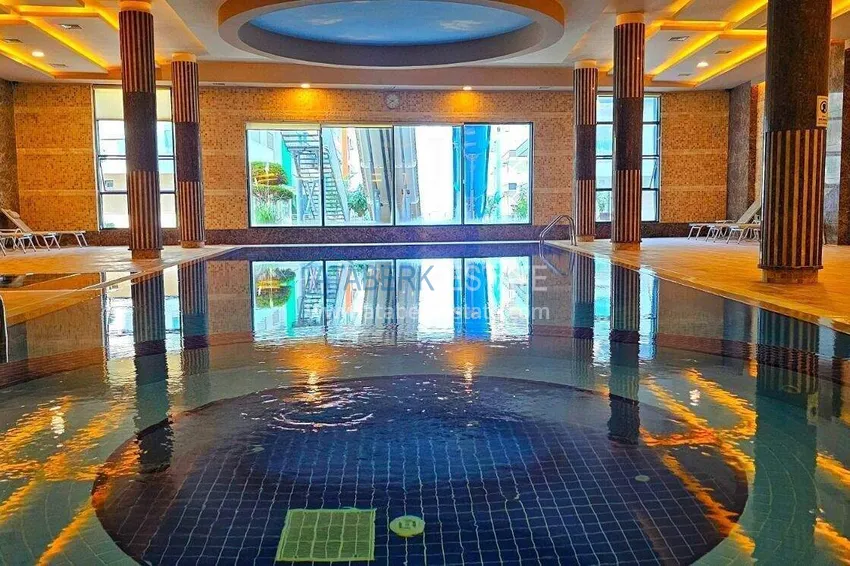 Пентхаус-дуплекс 3+1 в Каргыджаке - первая линия, частный пляж, рассрочка 15 месяцев 40 