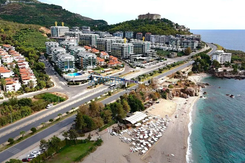 Пентхаус-дуплекс 3+1 в Каргыджаке - первая линия, частный пляж, рассрочка 15 месяцев 6 