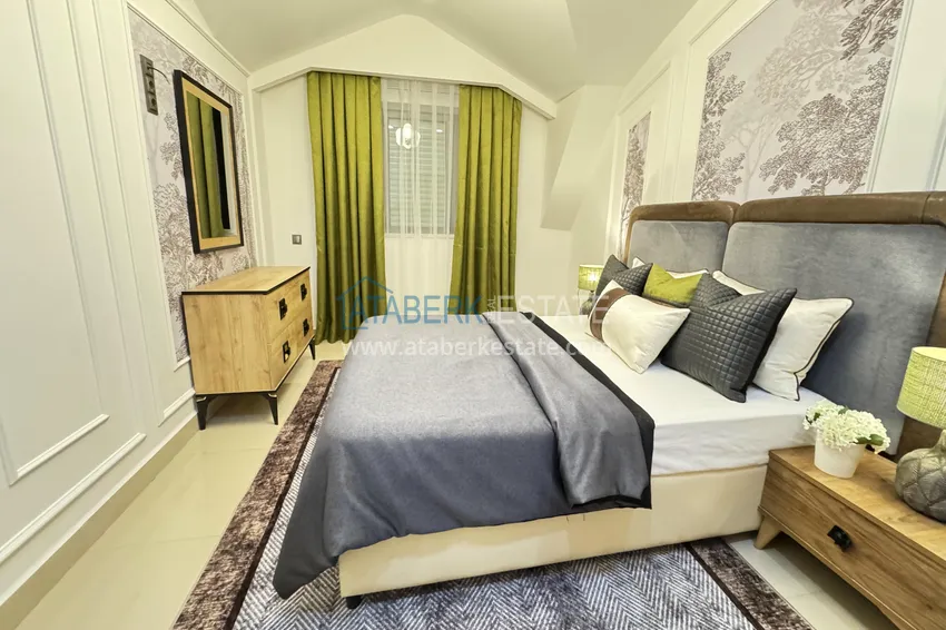 Приобрести Пентхаус-дуплекс 3+1 в Каргыджаке - первая линия, частный пляж, рассрочка 15 месяцев 8 