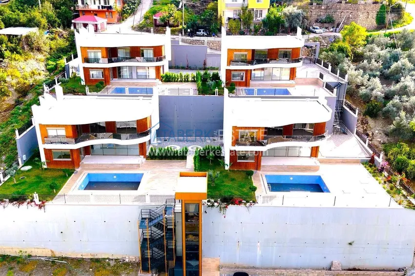 Видовая вилла 4+1 в Оба - гражданство, рассрочка на 15 месяцев 17 