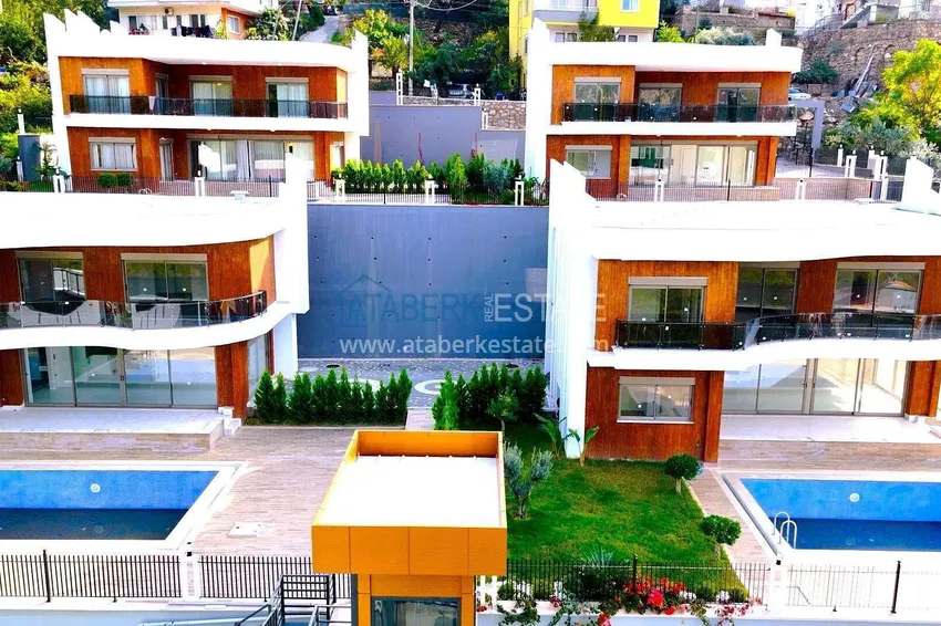 Видовая вилла 4+1 в Оба - гражданство, рассрочка на 15 месяцев 18 