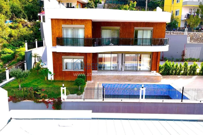 Видовая вилла 4+1 в Оба - гражданство, рассрочка на 15 месяцев 19 