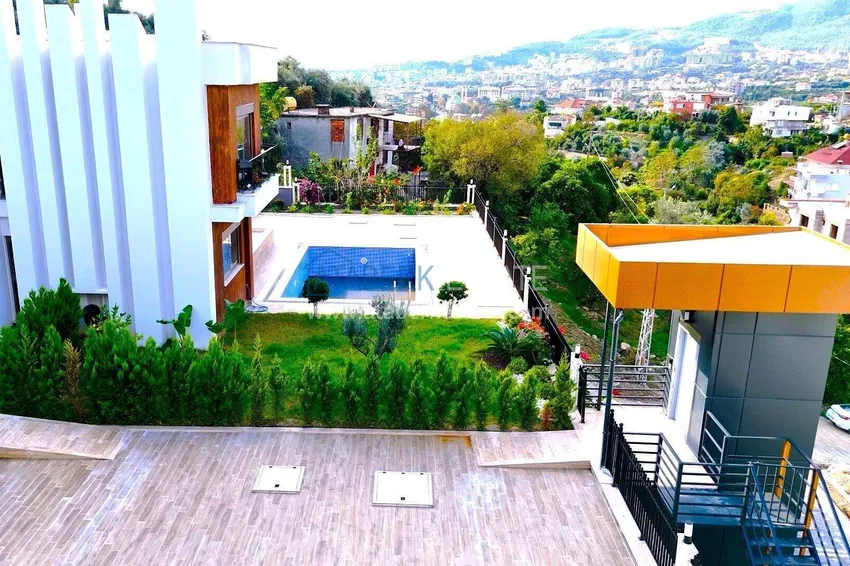 Видовая вилла 4+1 в Оба - гражданство, рассрочка на 15 месяцев 21 