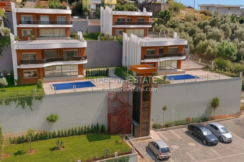 Видовая вилла 4+1 в Оба - гражданство, рассрочка на 15 месяцев 3 