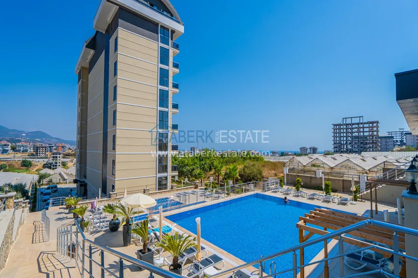 Квартира 1+1 в Алании, район Паяллар - доступная цена, рассрочка на 15 месяцев 7 