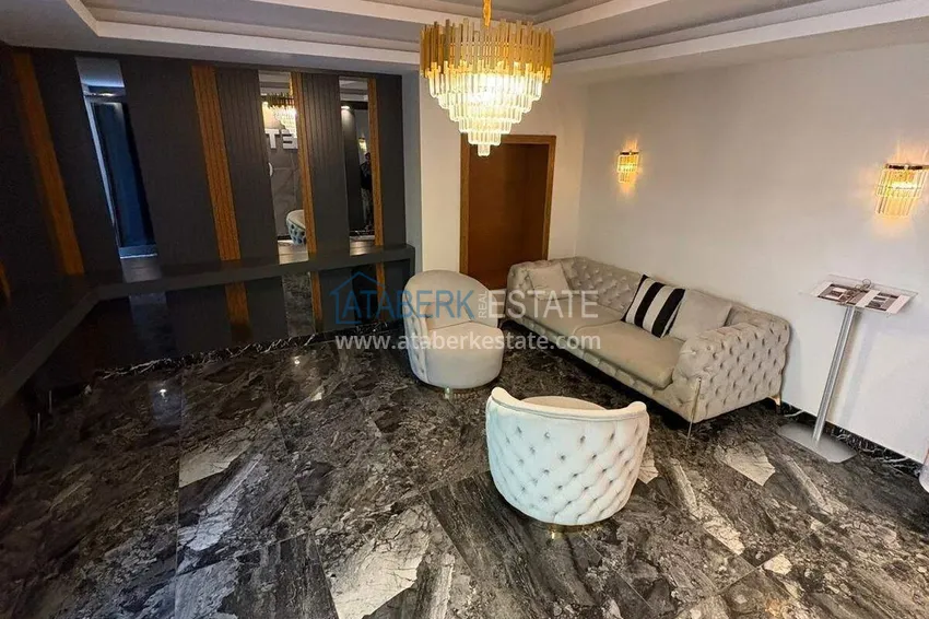 Пентхаус-дуплекс 3+1 в центре Алании, район пляжа Клеопатра – с мебелью, подходит под ВНЖ 7 