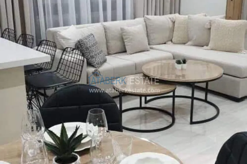 Приобрести Пентхаус-дуплекс 3+1 в центре Алании, район пляжа Клеопатра – с мебелью, подходит под ВНЖ 7 