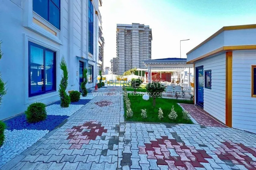Квартира 1+1 в центре Махмутлара – мебель, выгодный формат, современный комплекс 15 