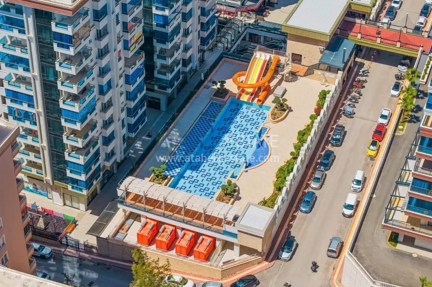 Видовая квартира 1+1 в центре Махмутлара - люксовая мебель, море в пешей доступности 6 