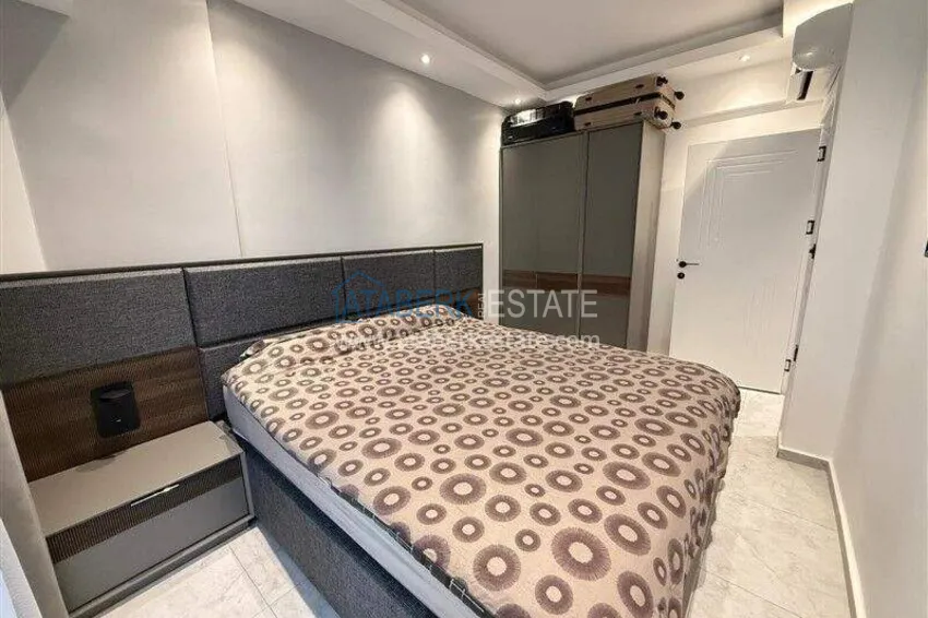 Срочная продажа! Квартира 1+1 с мебелью в центре Алании, 250 до пляжа Клеопатра  2 