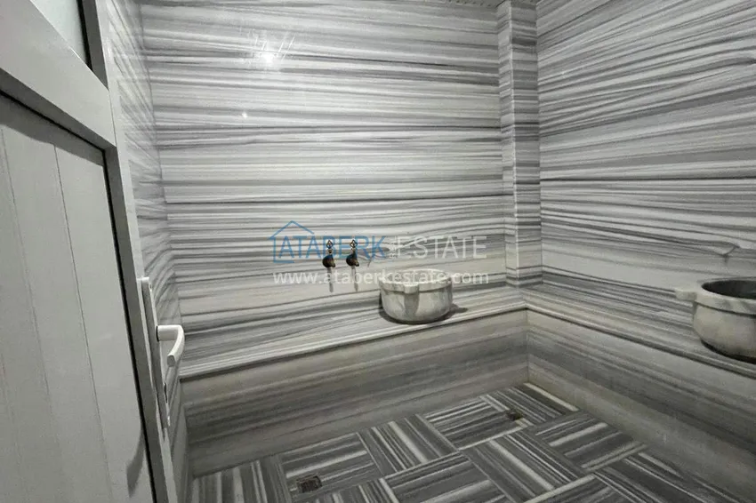Квартира 1+1 под ВНЖ и гражданство в Алании - 80 м² с мебелью, район Джикджилли 10 