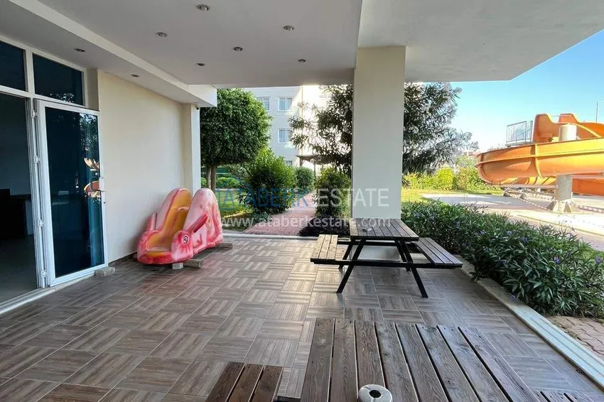 Квартира 1+1 под ВНЖ и гражданство в Алании - 80 м² с мебелью, район Джикджилли 5 