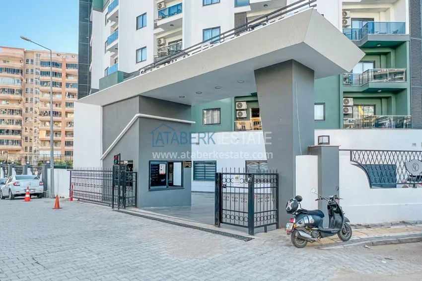 Квартира 1+1 в Алании, район Махмутлар – мебель, вид на горы 10 