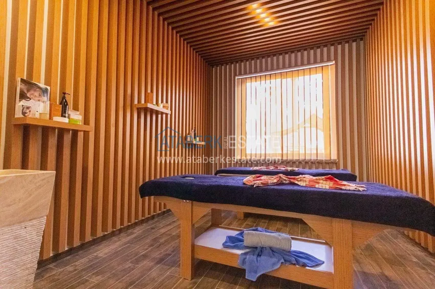 Квартира 1+1 в Алании, район Махмутлар – мебель, вид на горы 62 