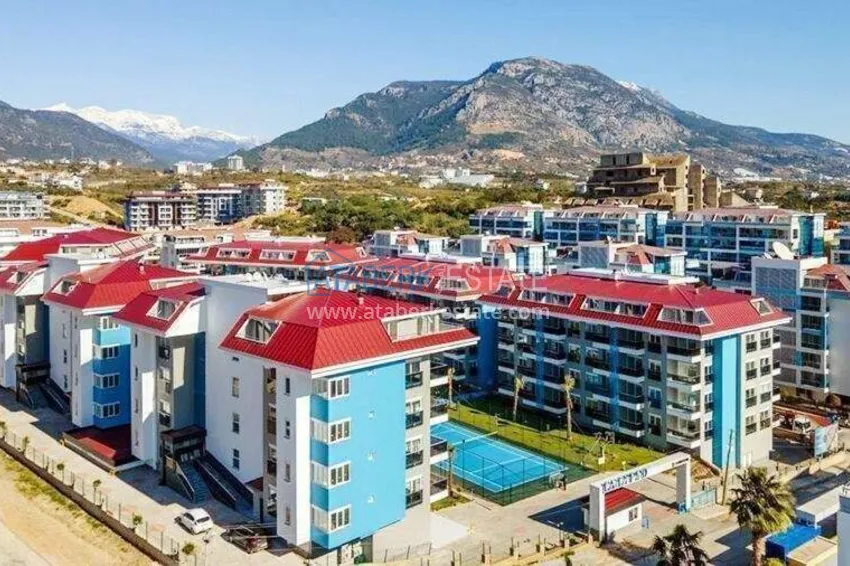 Квартира 1+1 с мебелью в Алании, район Кестель  5 