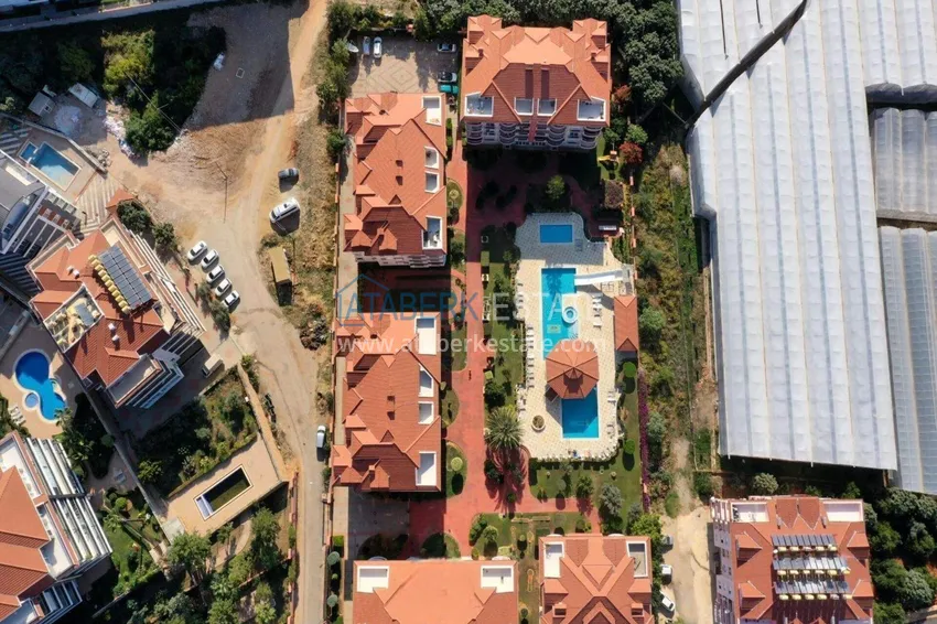 Квартира 2+1 в Алании от собственника – мебель, вид на горы, район Оба 5 