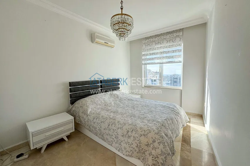 Приобрести Пентхаус 2+1 в Алании, район Махмутлар – мебель, 110 м² терраса, вид на море и горы 10 