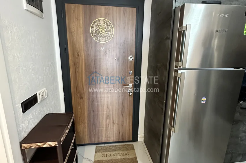 Приобрести Квартира 1+1 в Алании, район Джикджилли - с мебелью и видом на море, балкон остеклен 2
