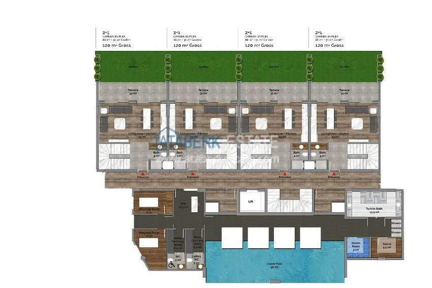 Приобрести Элитный комплекс на пляже Клеопатры 1 
