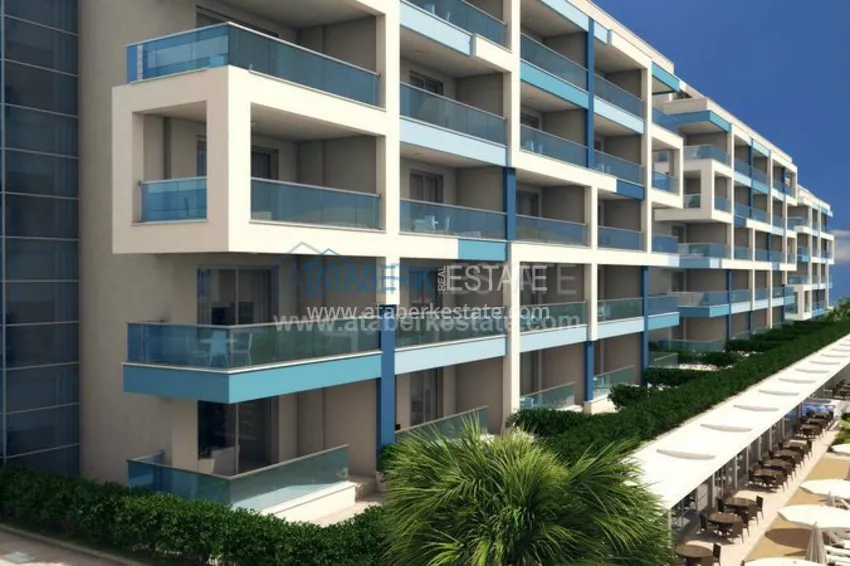 Приобрести Квартирный комплекс с инфраструктурой отеля 5 звезд недалеко от моря в Алании 10 