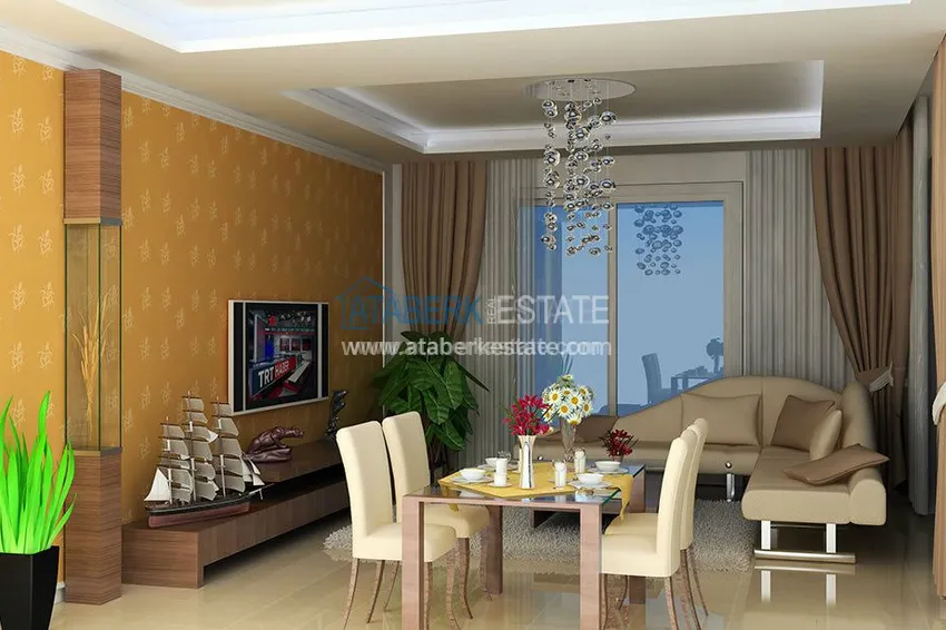 Приобрести Новый комплекс в Махмутлар с апартаментами 1+1 и 2+1. 6 