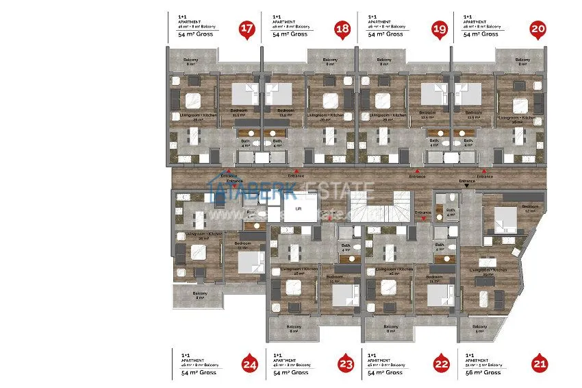 Приобрести Элитный комплекс на пляже Клеопатры 12 