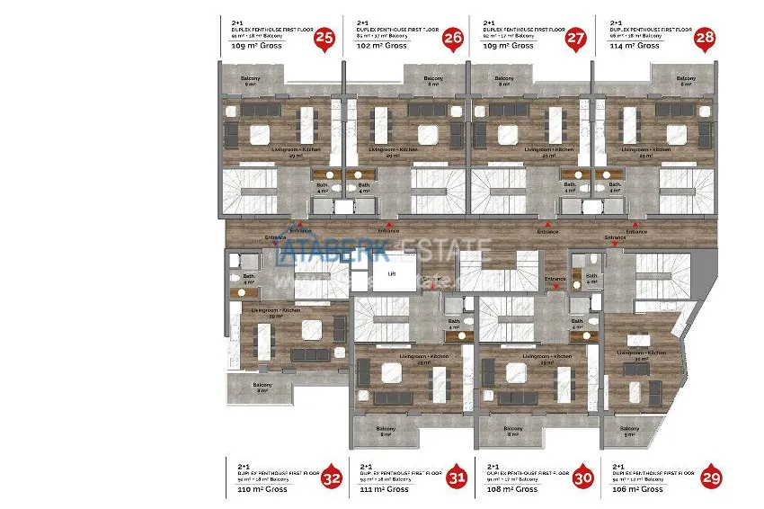 Приобрести Элитный комплекс на пляже Клеопатры 15 