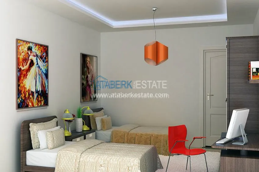 Приобрести Новый комплекс в Махмутлар с апартаментами 1+1 и 2+1. 19 