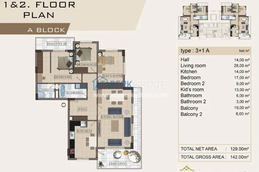 Приобрести Новый Жилой комплекс в европейском районе Оба. 1 