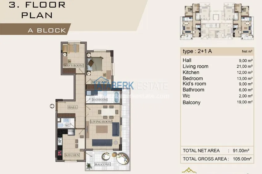 Приобрести Новый Жилой комплекс в европейском районе Оба. 5 