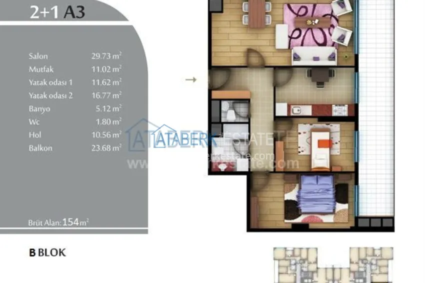 Приобрести Шикарный построенный новый комплекс в Стамбуле 11