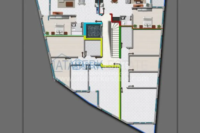 Приобрести Новый комплекс в центре Алании! 1 
