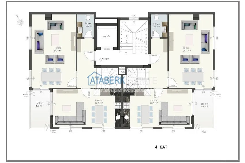 Приобрести Новый проект в районе Клеопатры-самый популярный и востребованный район города, с высоким индексом ликвидности! 2 