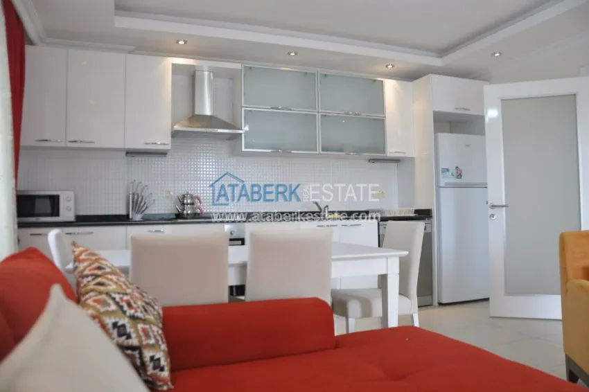 Приобрести Апартаменты 1+1 с собственным пляжем в районе Авсаллар 10 