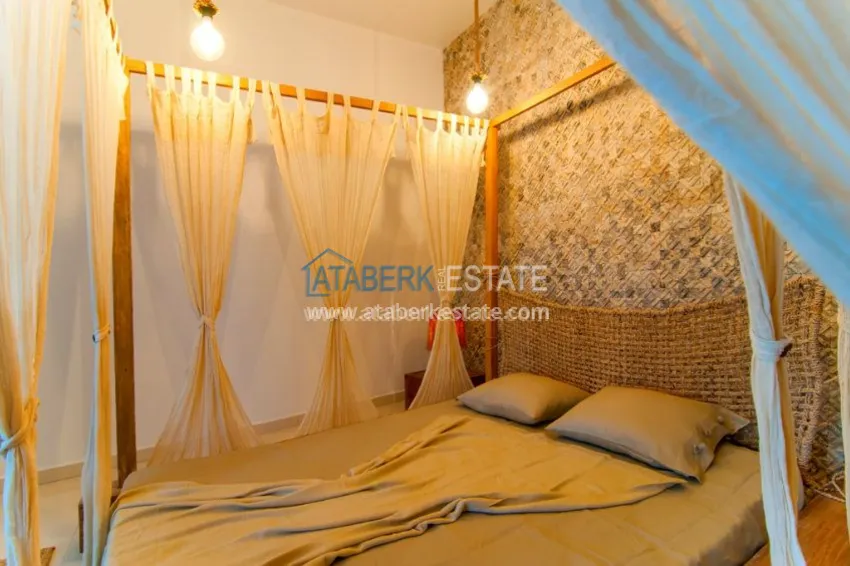 Приобрести Комплекс с инфраструктурой отеля в районе университета и русской школы в Алании 40 