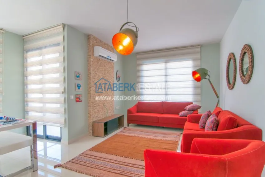 Приобрести Комплекс с инфраструктурой отеля в районе университета и русской школы в Алании 51 