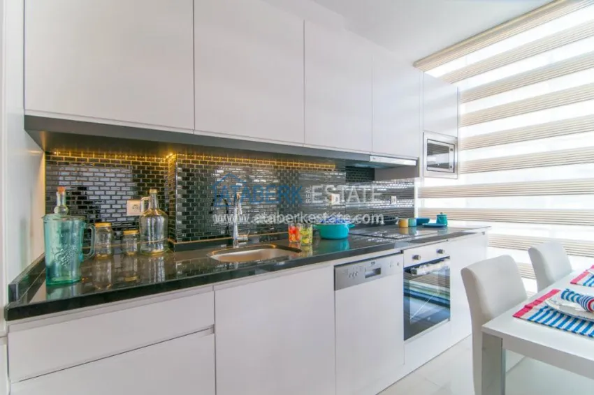 Приобрести Комплекс с инфраструктурой отеля в районе университета и русской школы в Алании 55 