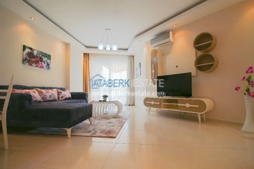 Приобрести Новая 1+1 на аренду в комплексе с инфраструктурой в районе Тосмур D-56 4 