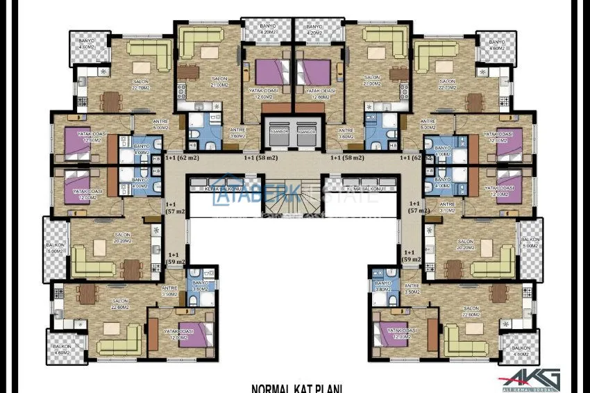 Приобрести Жилой комплекс с отделкой класса люкс от застройщика в районе Лиман 2