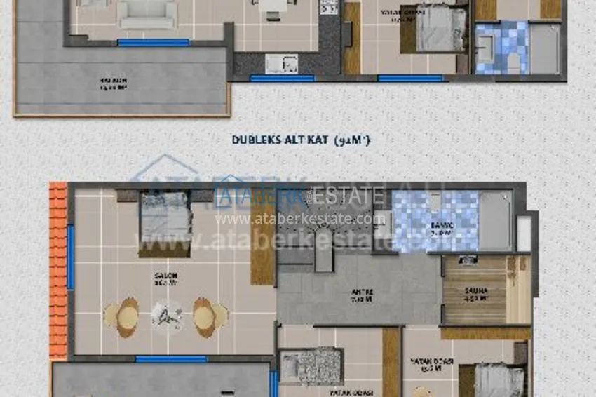 Приобрести Комплекс в 50 метрах от Средиземного моря в Алании 2 